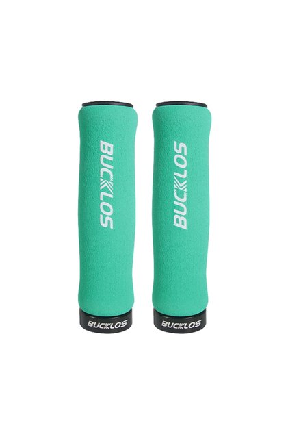 SPONGE-BIANCHI GREEN MTB Grips Sponge Bike Handlebar Cover Soft Shock-absorbing Lock