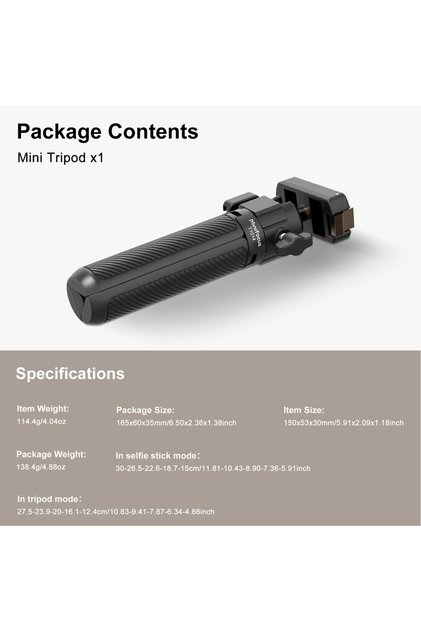 حامل ثلاثي القوائم صغير مغناطيسي سريع التحرير لكاميرات DJI Osmo 360 Action 5 Pro 4 3، مع وصلة 1/4 بوصة