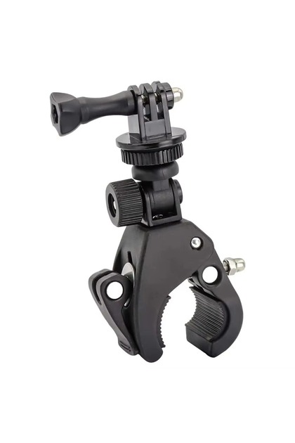 Black For Insta360 Ace Pro 2 Bicycle Motorcycle Handlebar Mount Bracket for GoPro 13 DJI Action 5 Pr
