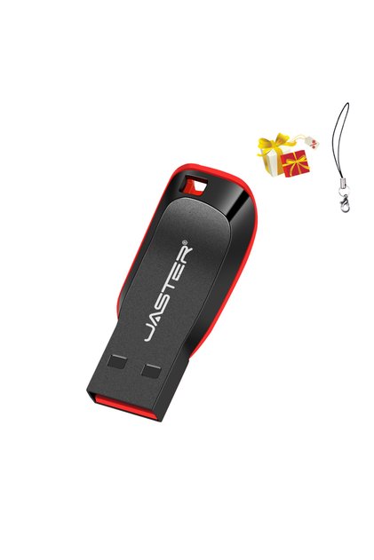 8 GB black JASTER Plastic USB Flash Drive 128GB Key Chain Memory Stick 64GB Mini Pen Drive 32GB Blac