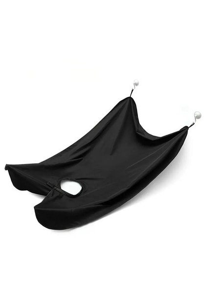 Black G563A Male Shaving Apron Beard Catcher Cape Care Bib Face Shaved Hair Adult Bibs Shaver Clean