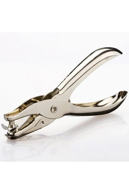 A New Metal Material Office Stationery Hole-punching Machine Hand Perforator Single Hole Type 8 Page