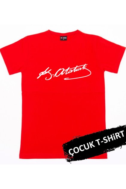 Ataturk "Signature" / Children's T-Shirt /