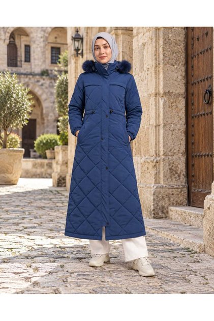 KADIN DAR KALIP UZUN NOVA KUMAŞ SPOR TESETTÜR MONT KABAN-198UZN