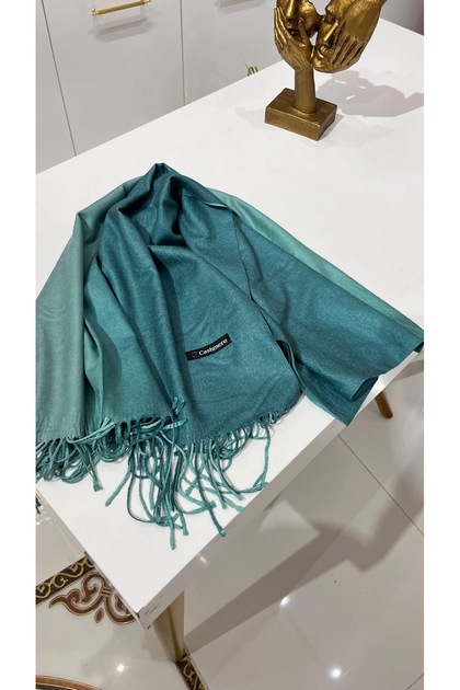 Cashmere Wool Gradient and Double-Sided Shoulder Shawl & Scarf