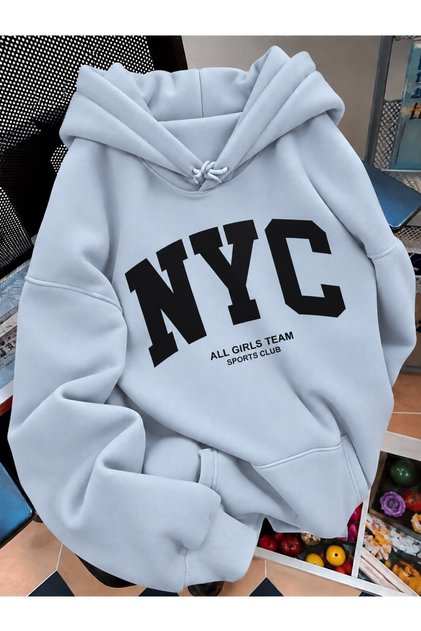 Unisex Women'S/Men's Oversize Printed Hoodie Premium Quality 3 Yarn Thick Fabric Hooded Sweatshirt