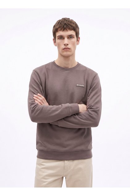 CS0382 CSC M GEM LABEL Kahverengi Erkek Sweatshirt
