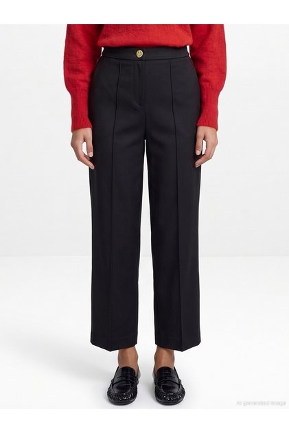 72809 Culotte Pants with Stitching Detail