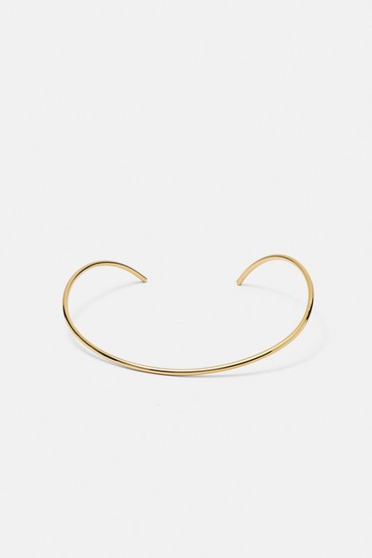 Metalik choker kolye