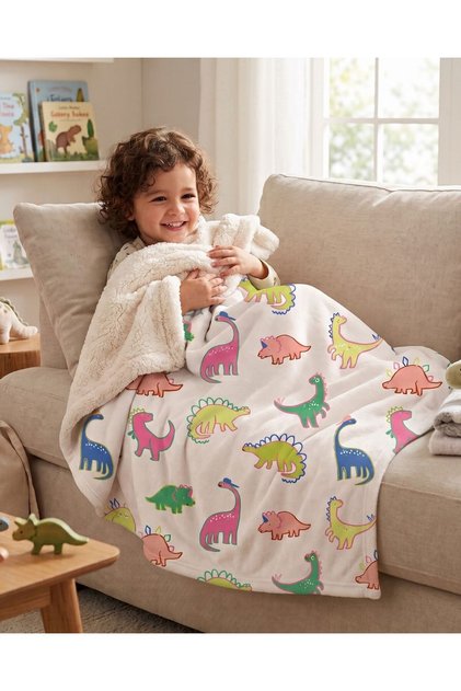 Welsoft Baby Blanket Dino