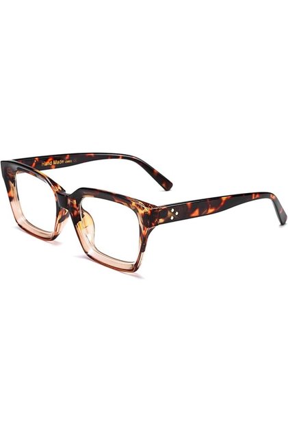 إطار نظارات مربع سميك للنساء والرجال نظارات شمسية كلاسيكية B2461 50 EU