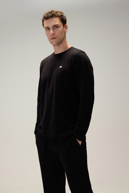 Men's Sweatshirt 5Wm3556-Bk