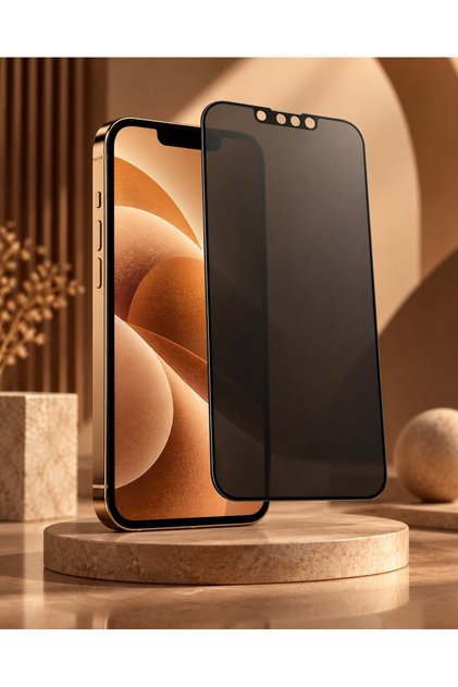 واقي شاشة خصوصية من السيراميك غير اللامع لهاتف iPhone 13 / 13 Pro - حماية كاملة للشاشة ضد التجسس، مقاوم للخدوش، مضاد لبصمات الأصابع، وملمس ناعم