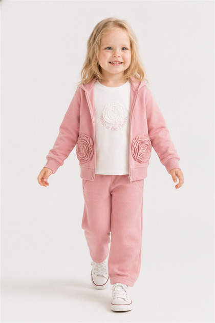 Baby Girl Rose Badi 1-4 Years Old Ecru-Powder