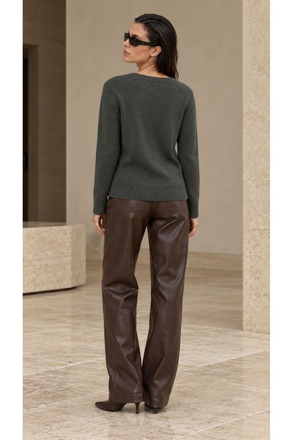 V-Neck Wool Sweater