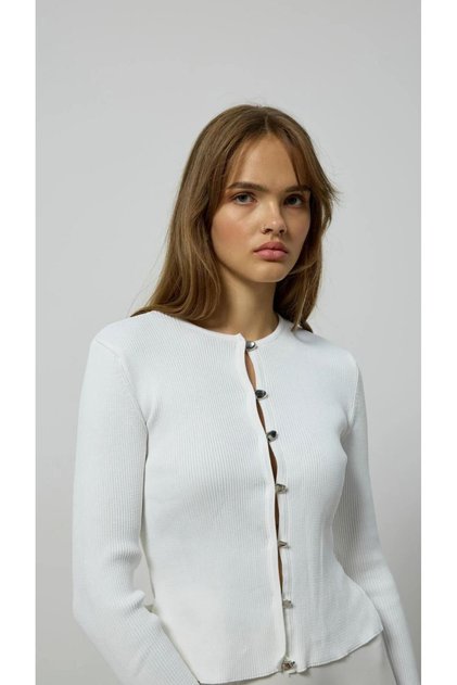 Ten Button Knitwear Blouse