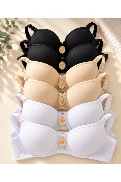 Padded Bra 6-Piece Set