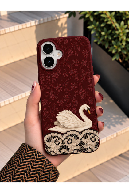 İphone 17 Uyumlu Baskı Desenli Silikon Telefon Kılıfı