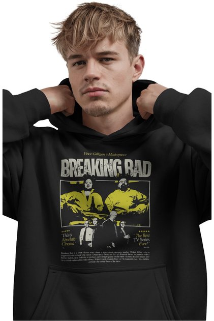 Walter White Breaking Bad Dizi Ön Baskılı Unisex Oversize Premium Hoodie