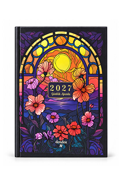 2027 Daily Agenda Garden Sunset 17X24