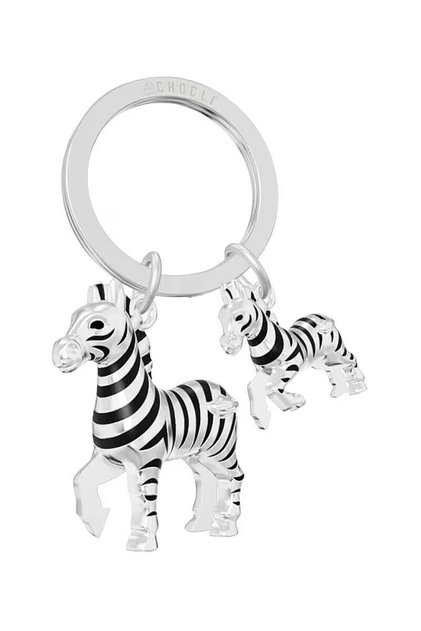 Zebra Keychain Mtm424-01 - Silverblack