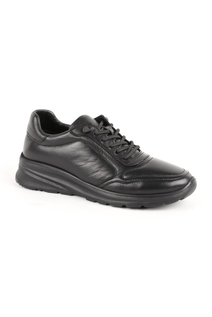Women's Sports Shoes L10.2273 White Genuine Leather Lace-Up Lightweight Thick Eva Sole Comfortable Walking Comfort
