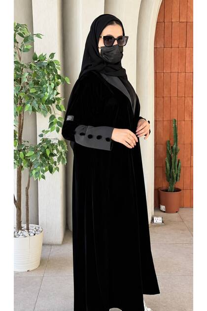 Winter Abaya with a Full-Length Cut from the Ether Store.