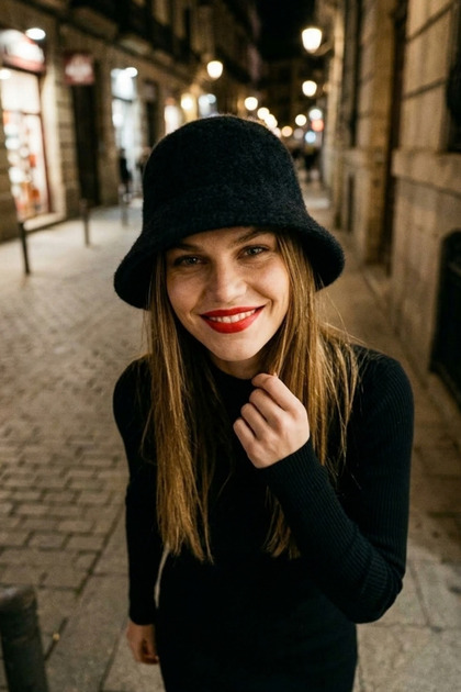 قبعة نسائية ناعمة من اللباد بدون خياطة
