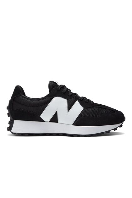 327 Lifestyle Unisex Black Sports Shoes