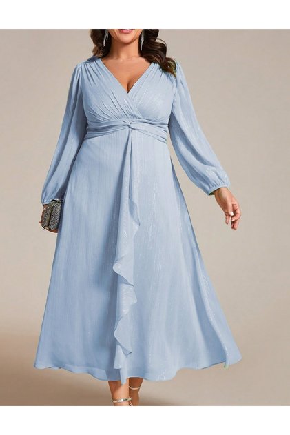 Rochie medie, Albastru