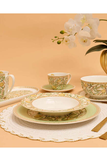 Multicolour Floral Soup Plate