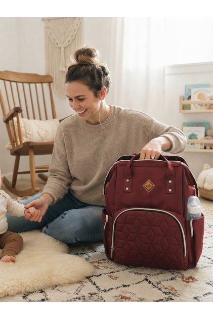 Mother Baby Care Backpack with Thermal Bottle Compartment Baby Kids Bag