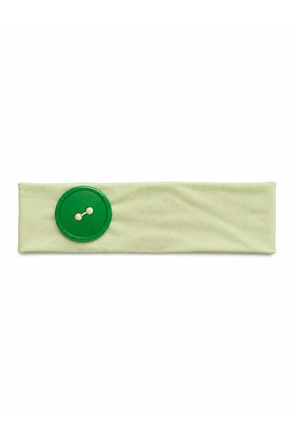 Button Detailed Y2K Pinterest Cotton Stretchy Soft Hair Band Punk Bandana 6.5cm