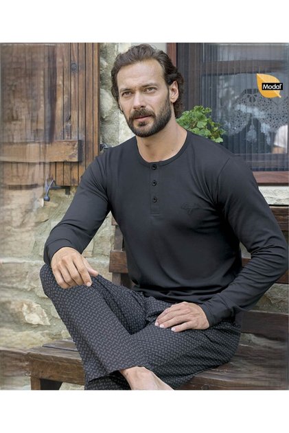 Modal Long Sleeve Pajama Set