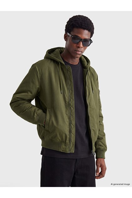 Quality Parts Relax Fit Hooded Men's Coat from Çelebi Store