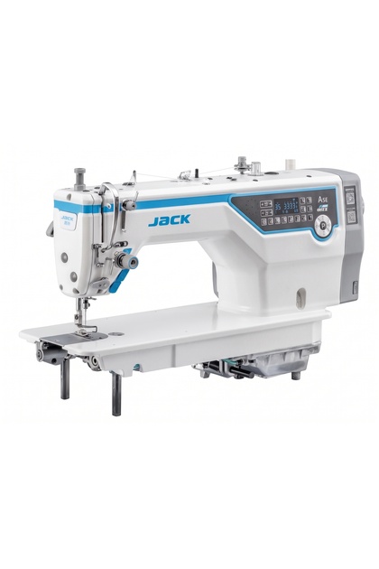 | A5E Smart Industrial Lockstitch Sewing Machine | Direct Drive Auto Trimming | White Solid Steel