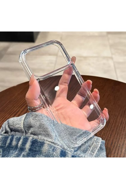 iPhone 17 Pro Max (6.9 Inch) Compatible Premium Transparent Phone Case, Non-Yellowing on the Back, Wraps Around the Sides, Hard Mica Cover Case