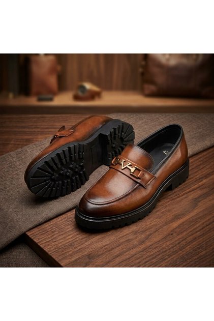 Men's Flat Classic Buckle Shoes