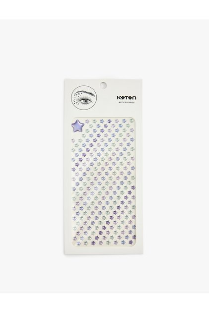 Yıldız Desenli Taşlı Sticker Seti
