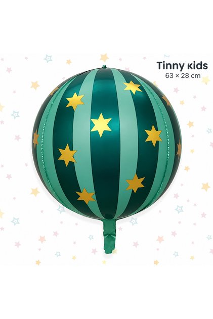 Yeşil parti balonu folyo karnaval balon