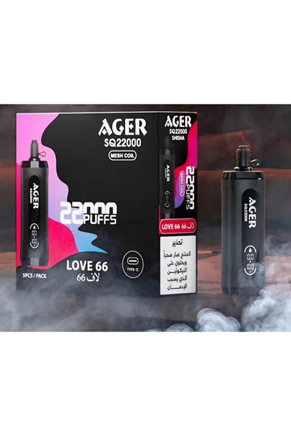 Shisha Ajir S-Q 22000 MoÅŸa Sq 22000 Puffs Shisha