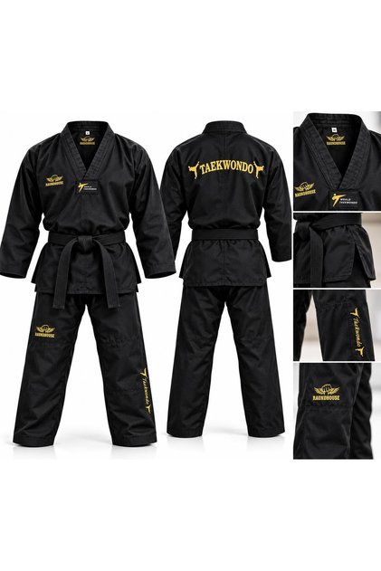Siyah Taekwondo Elbisesi
