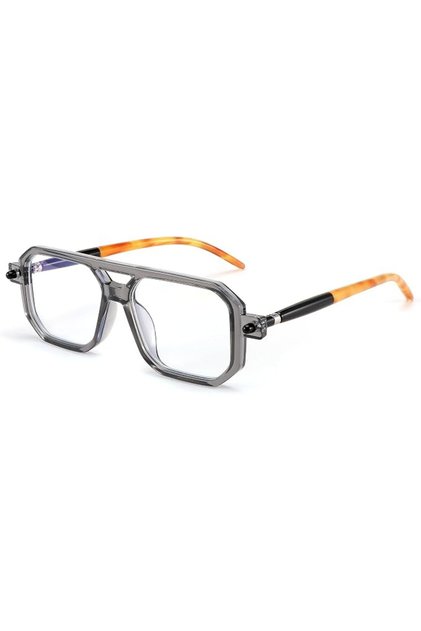 Vintage Square Blue Light Blocking Glasses Women Men 70s Flat pilot Glasses Computer Anti Gl