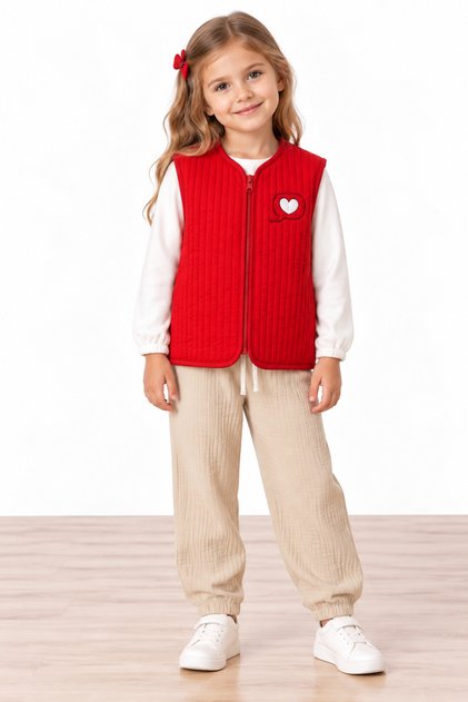 Letter for Quilted Vest - Red