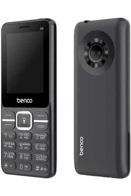 G6 Camera phone |4G| 2.4" Display |1500 mAh Battery| Type C Charging| Bluetooth| Black