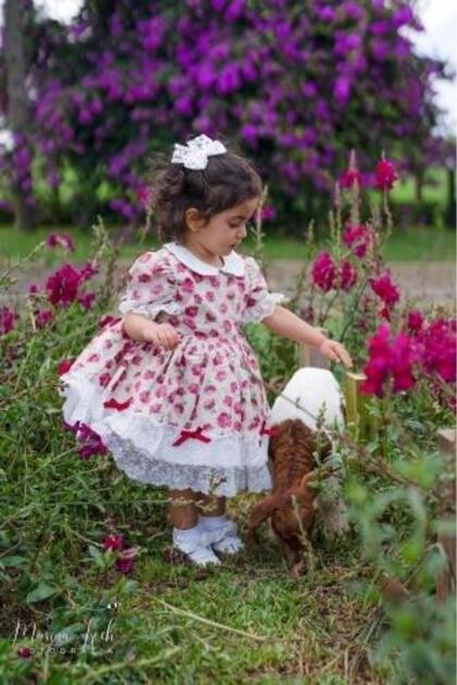 Set - Short Puffy Dress with Jabot and Shorts