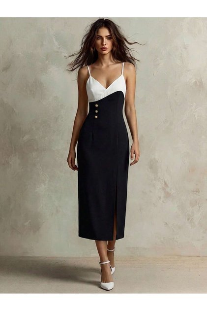 Rochie midi, negru