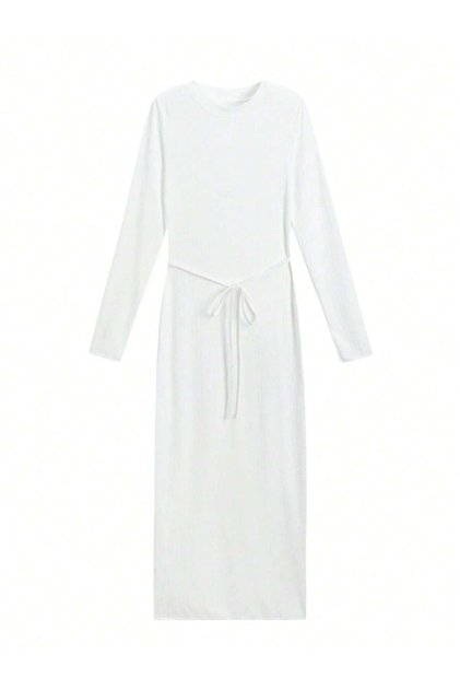 Rochie maxi, alb