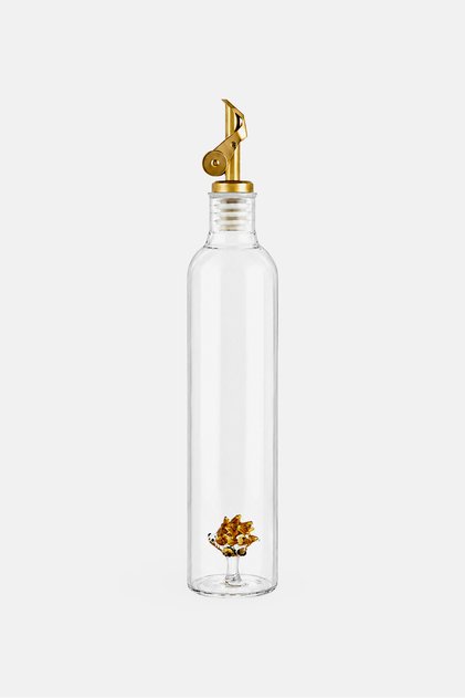 Glass Oil Bottle, Transparent