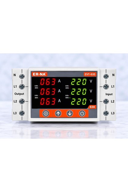 EVT-63 Trifaze Akım Gerilim Koruma Rölesi